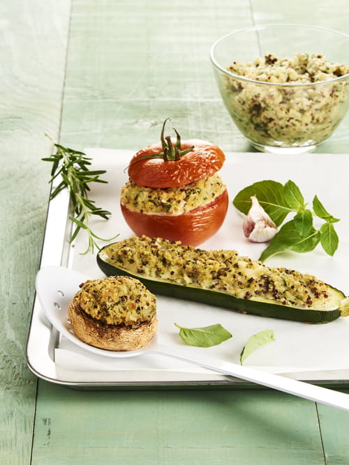 Farandole de légumes farcis végétariens