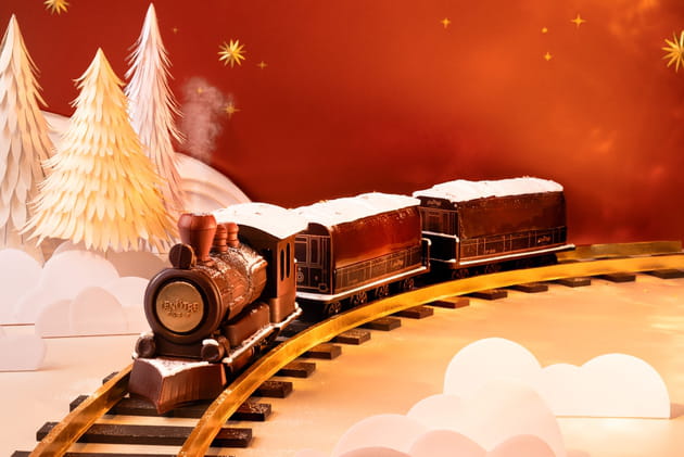 Bûche signature Le Train des Merveilles - Lenôtre