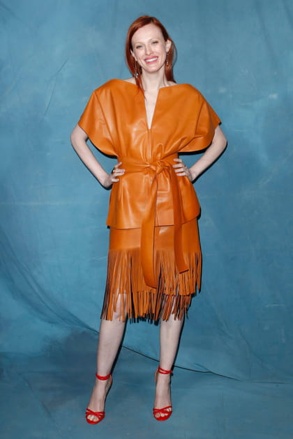 Karen Elson au d&eacute;fil&eacute; Givenchy