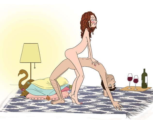 La cavalière : une variation acrobatique de l'Andromaque