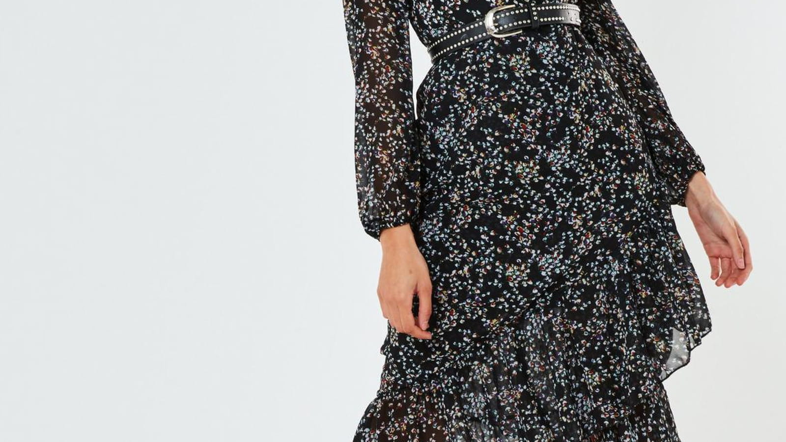 Robe à fleurs Missguided
