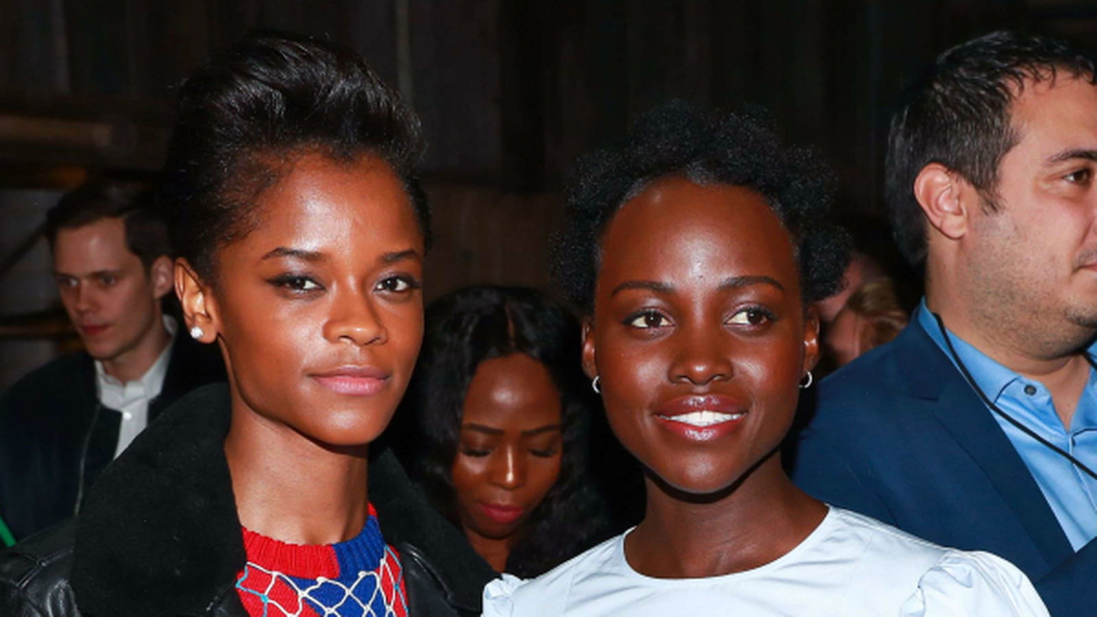 Letitia Wright et Lupita Nyong'o