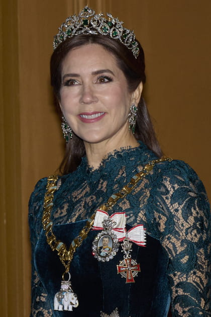 Mary de Danemark, radieuse avec son maquillage &agrave; paillettes