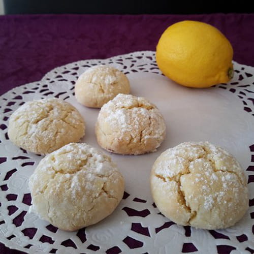 Biscuits moelleux au citron