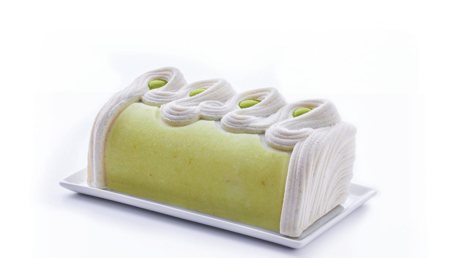 Bûche Citrus de Jeffrey Cagnes pour Picard 