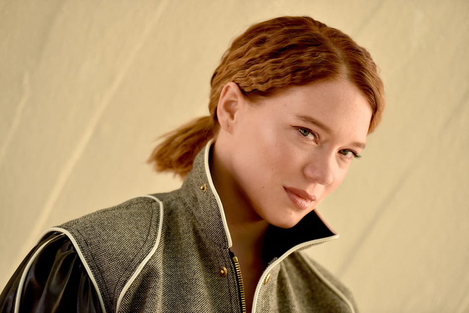 Les cheveux gaufr&eacute;s de L&eacute;a Seydoux