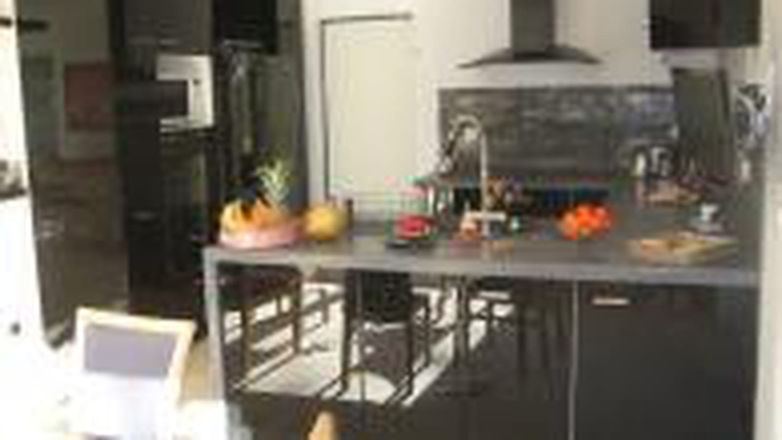 Cuisine IKEA noir laqué