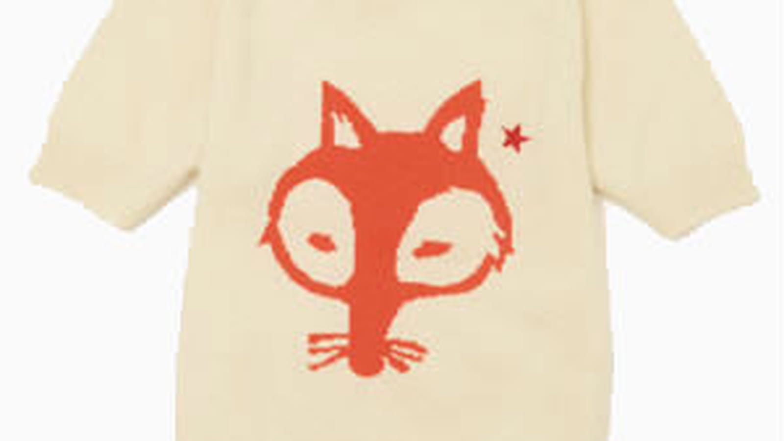 Pull à tête de renard