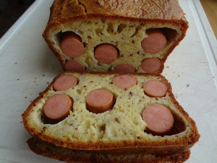 Recette Cake Hot Dog (Cake salé) Recette Cake Hot Dog (Cake salé)