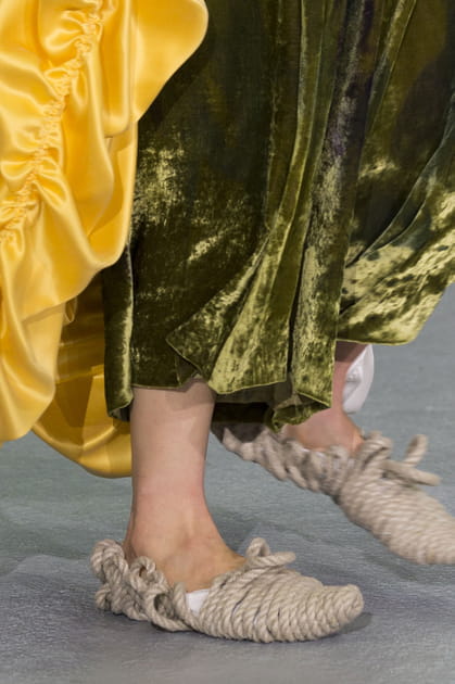 Les chaussures en corde du d&eacute;fil&eacute; Central Saint Martins MA