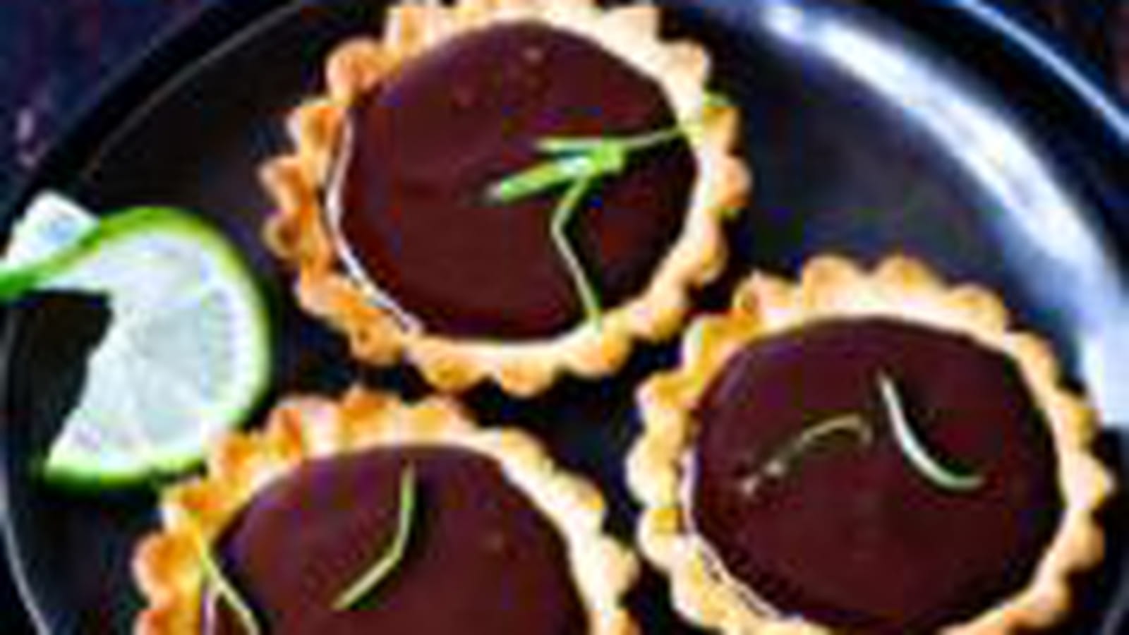 Tartes choco citron gingembre