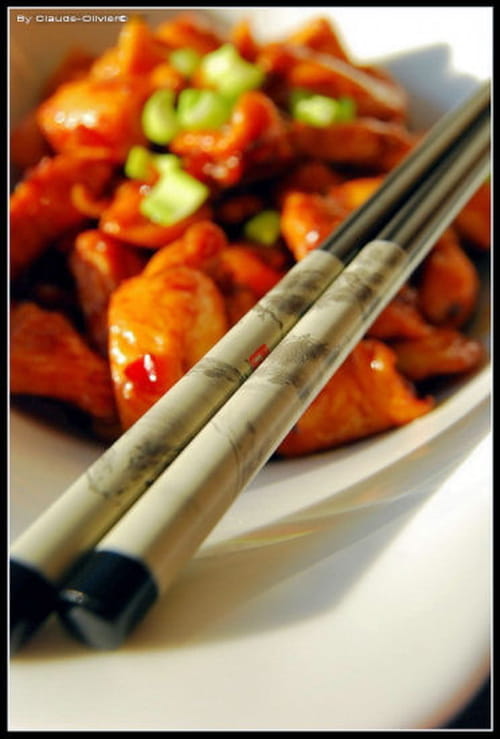 Poulet à la citronnelle façon vietnamienne