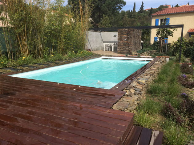 La piscine, élément central du jardin