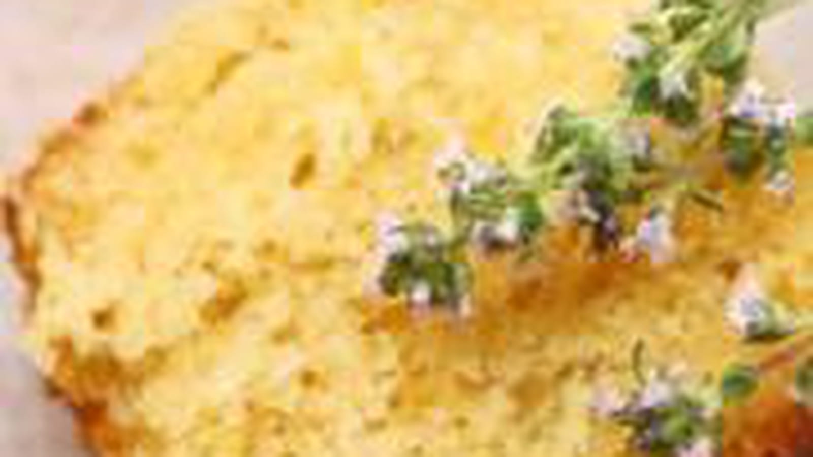 Cake au citron et fleur de thym