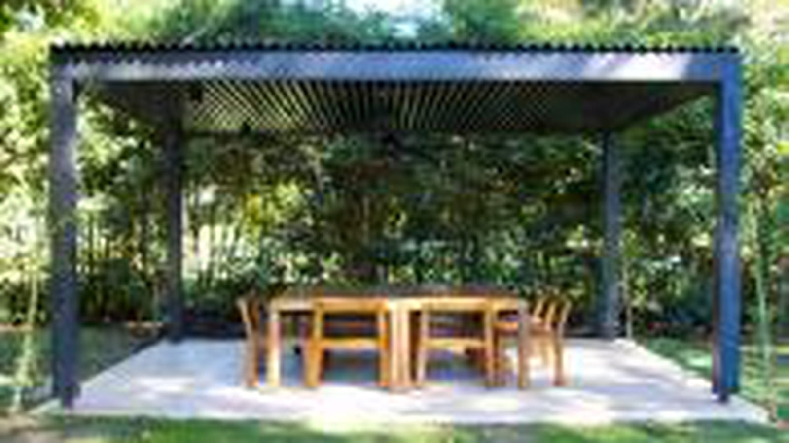 A l'ombre d'une pergola