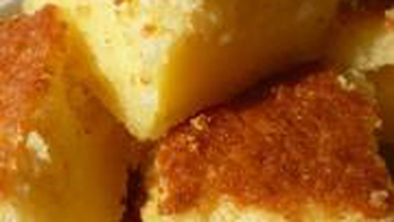 Carrés au citron et amandes