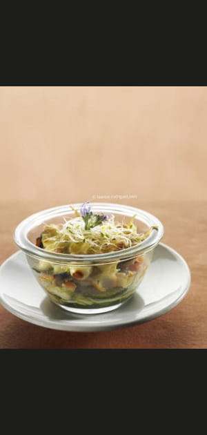 Lasagnes de courgettes au surimi