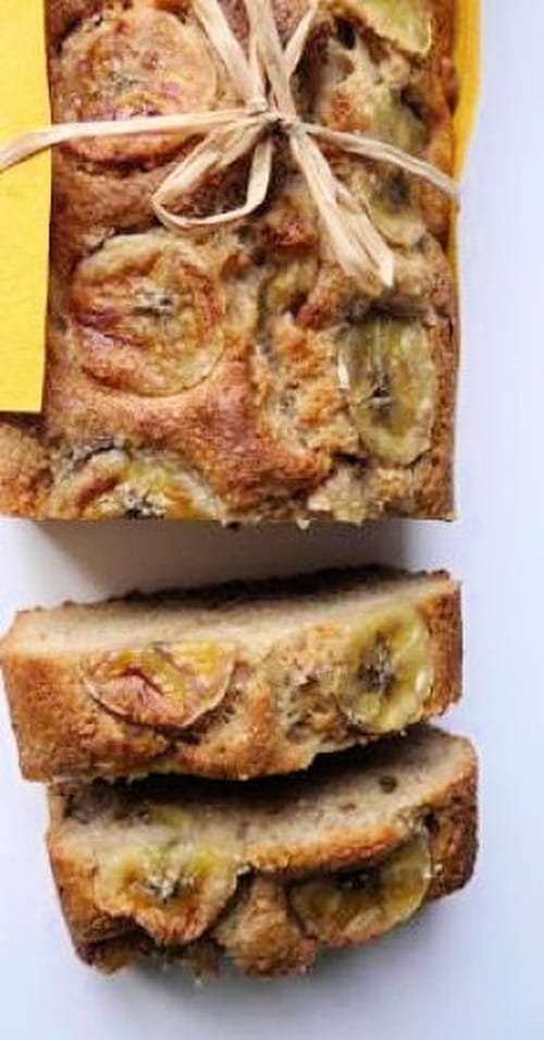 Cake moelleux banane et châtaigne