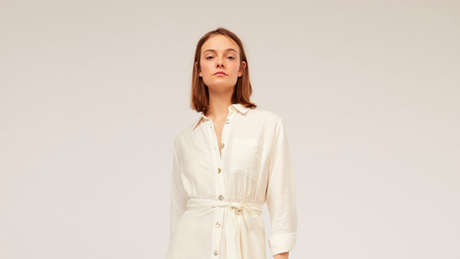 Robe blanche Oysho