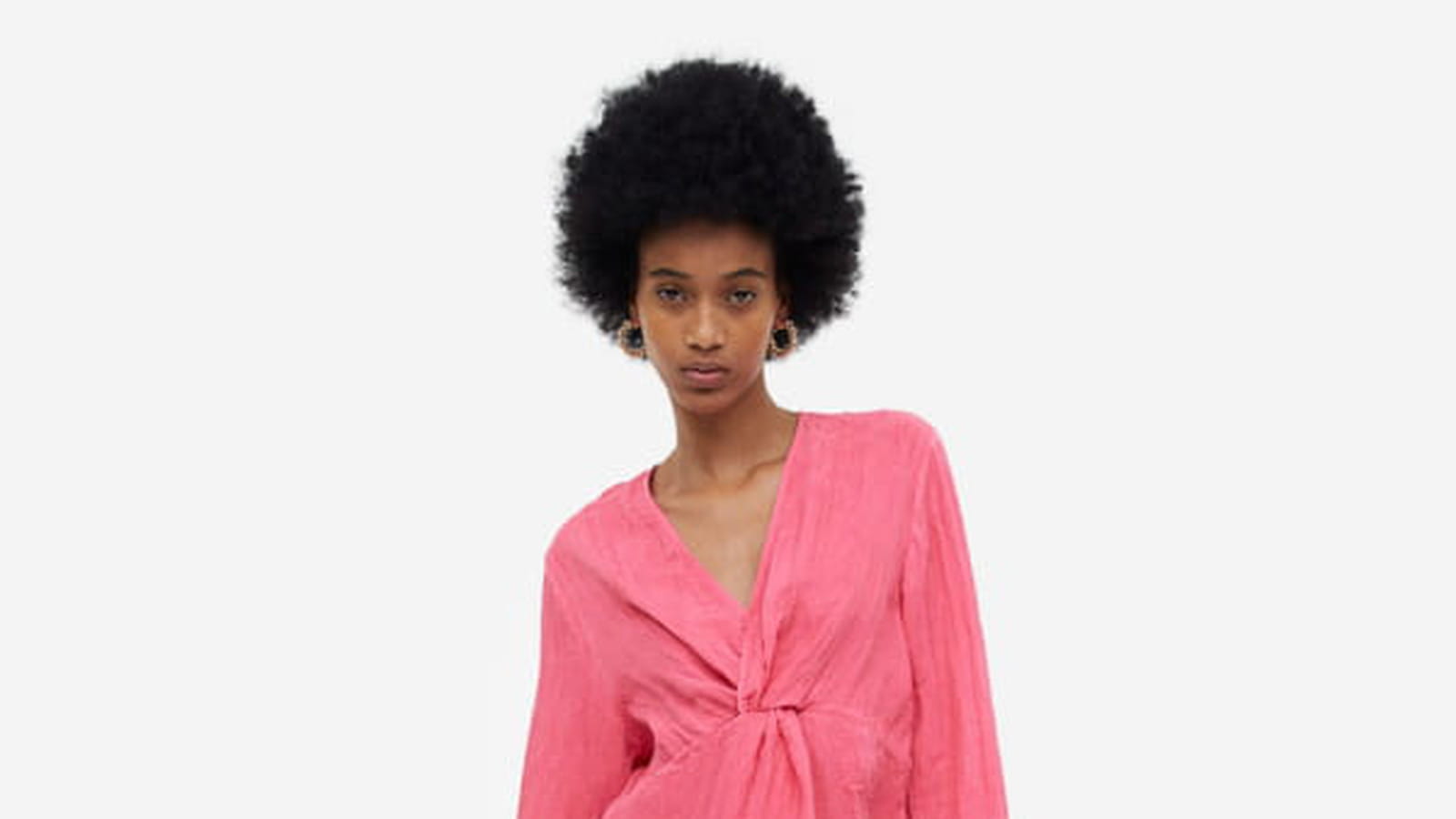 Robe en tissu texturé H&M 