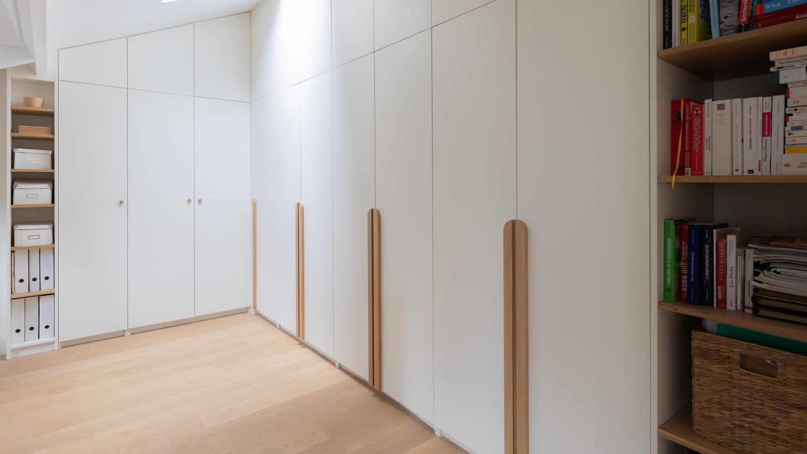 Dressing blanc et bois
