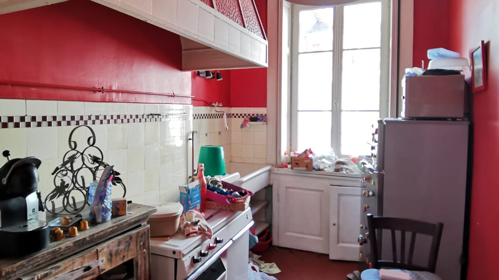 Cuisine rouge à relooker