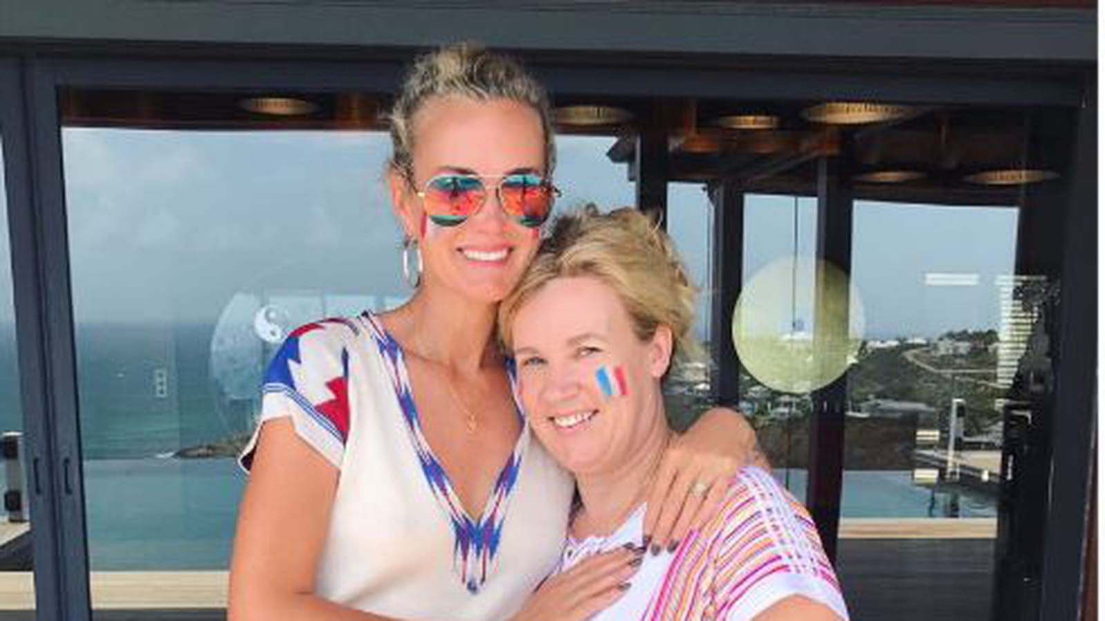 Laeticia Hallyday et Hélène Darroze