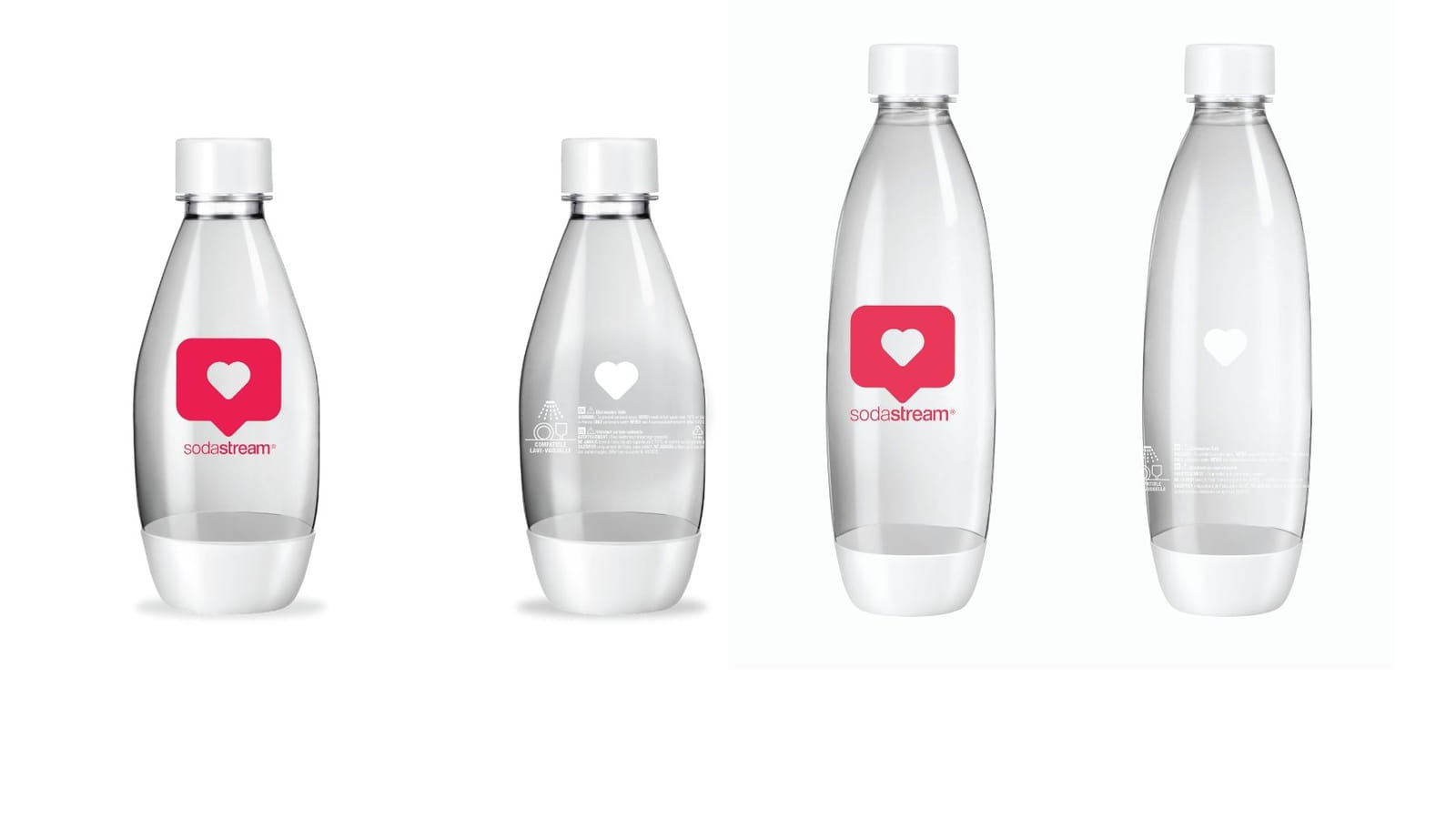 Les bouteilles "Maman-enfant" de Sodastream