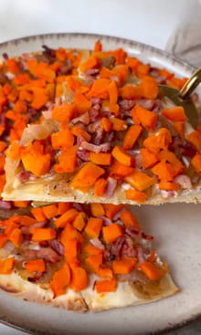 Flammekueche au butternut : Etape 6