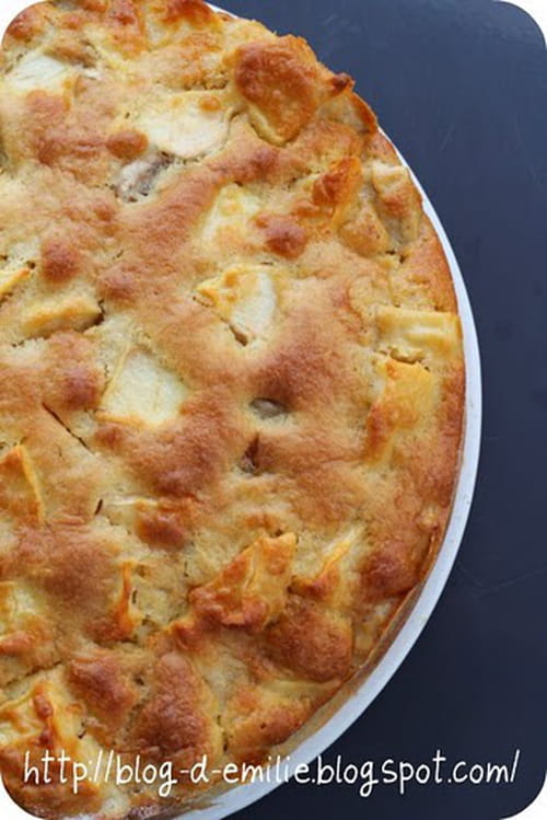 Gâteau pomme banane sans matières grasses