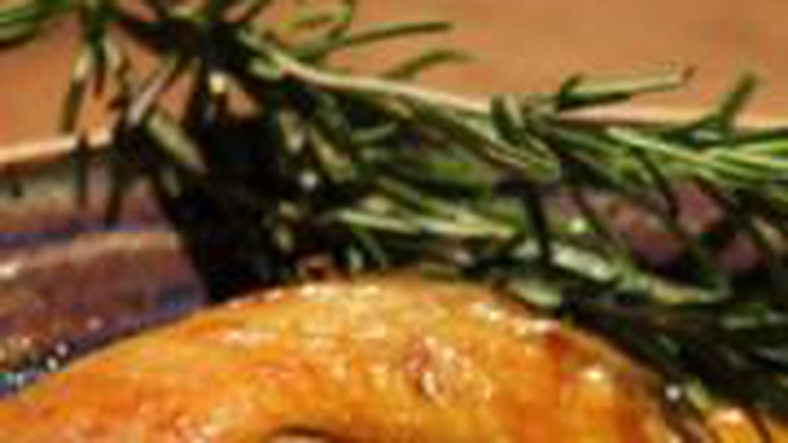 Pintade rôtie sauce à l'orange