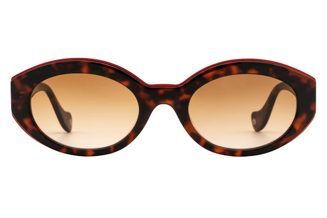 Lunettes De Soleil Boston Club Stuart - Monture écailles Marron épaisse, Verres Gris UV400