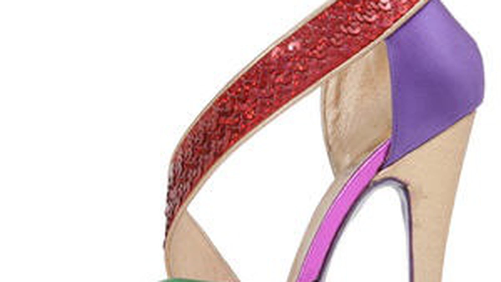 Sandale multicolore de Viktor and Rolf