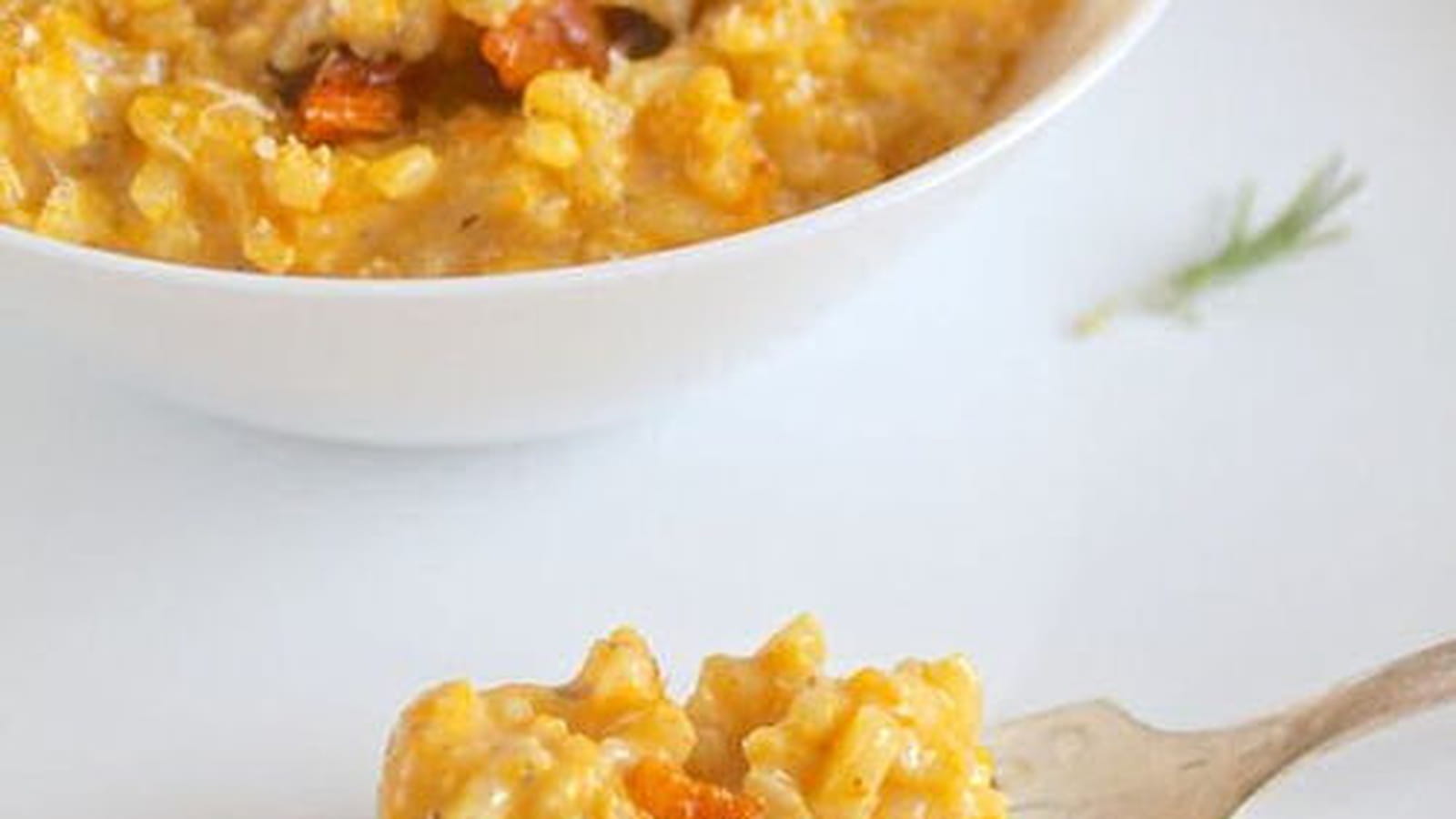 Risotto au butternut rôti et romarin