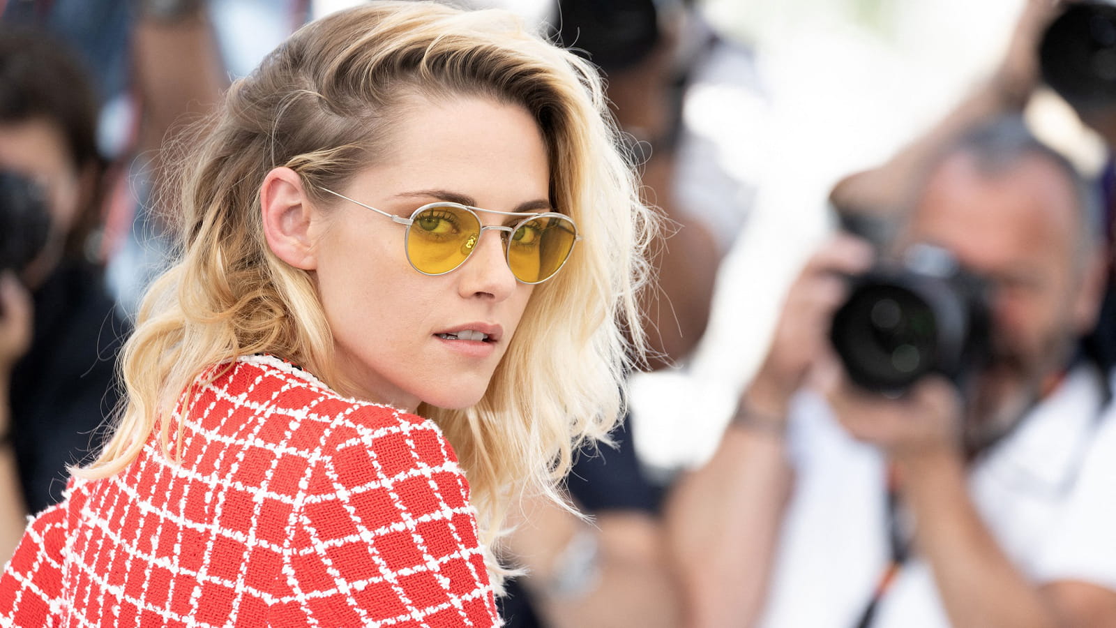 Kristen Stewart, en blonde