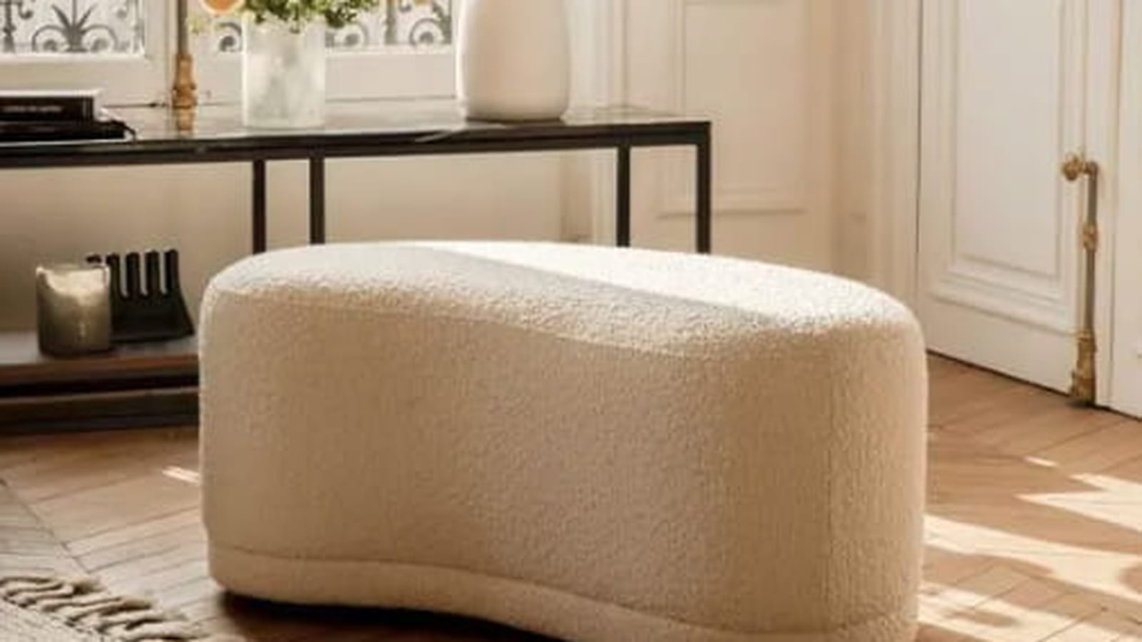Banc en bouclettes