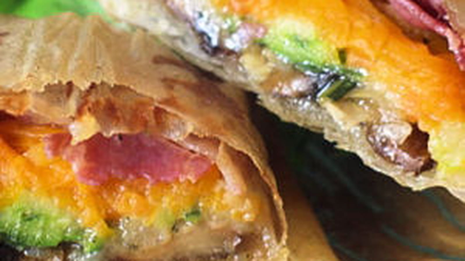 Croustillants légumes et fromages