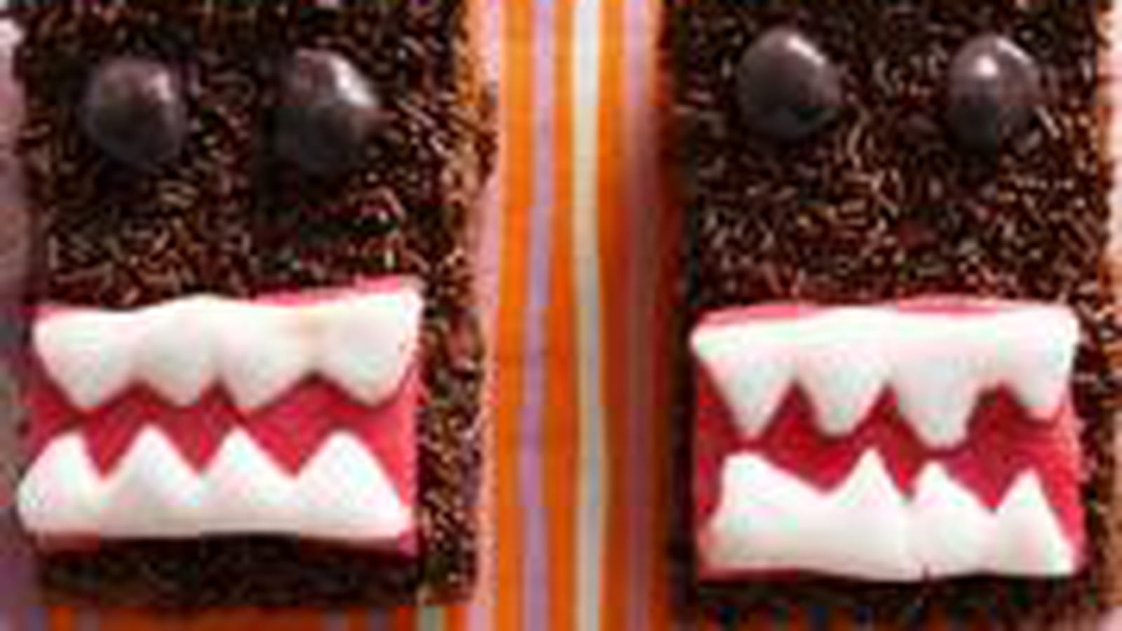 Des brownies rigolos