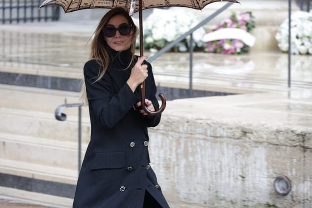 Clotilde Courau, aux obsèques de Michel Blanc