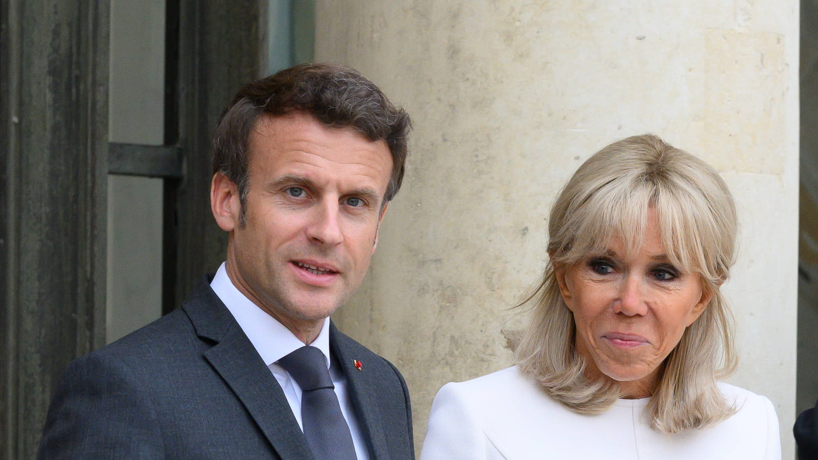 Emmanuel et Brigitte Macron