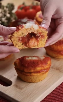 Muffins façon pizzas : Etape 5