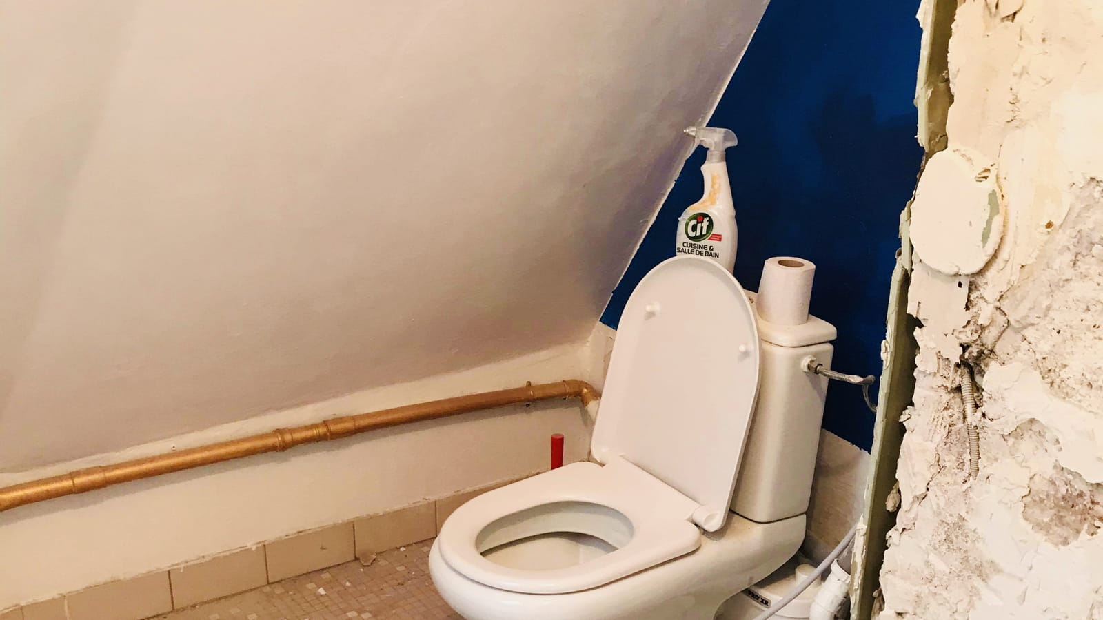 Salle de bains avant