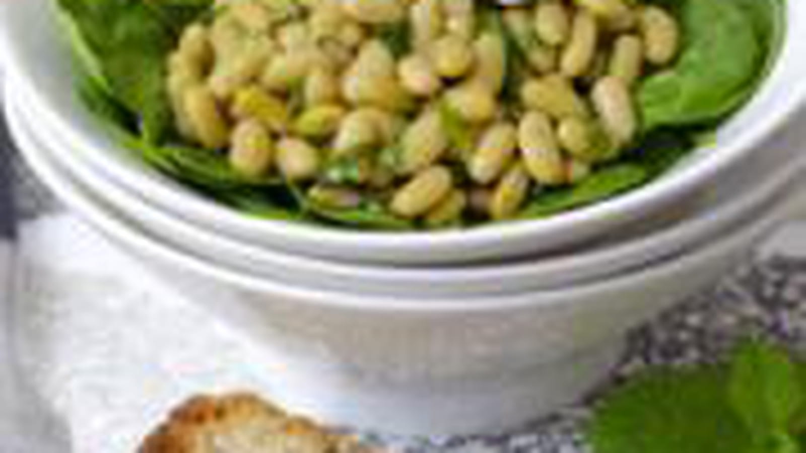 Salade chaude de flageolets aux épices