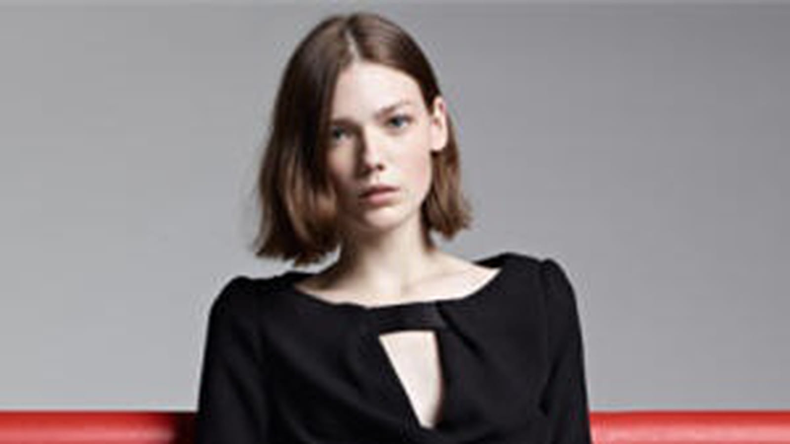 Robe noire "Solweig" de Maje