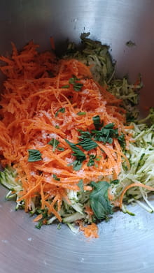 Nems végétariens croustillants au four : Etape 1