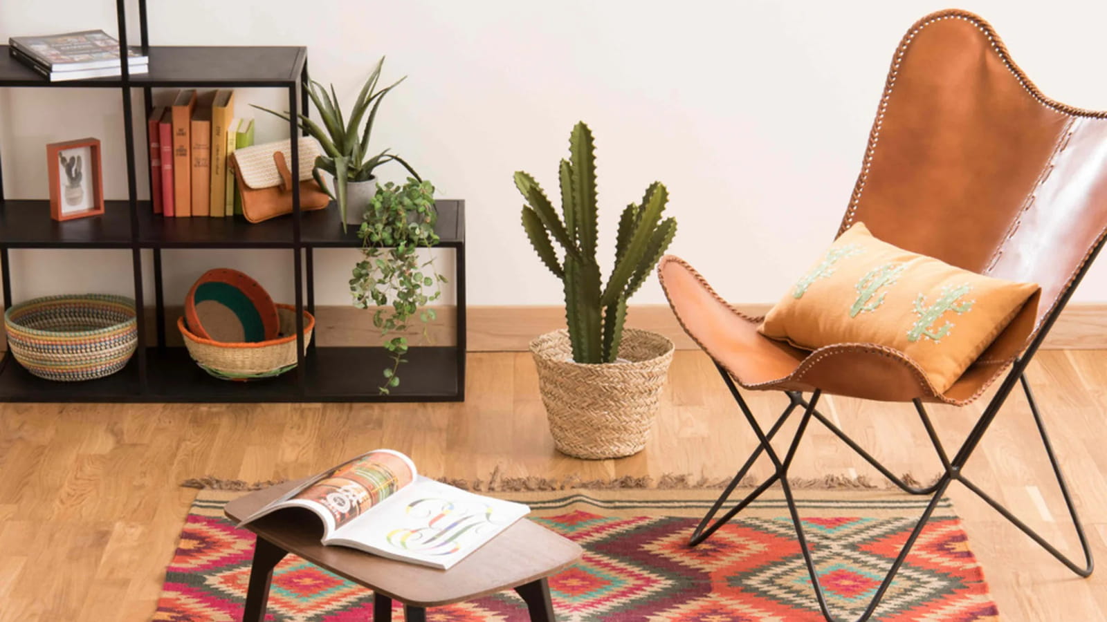 Tapis kilim graphique