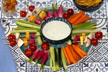 Trempette (dip) à la feta et au miel : Etape 2