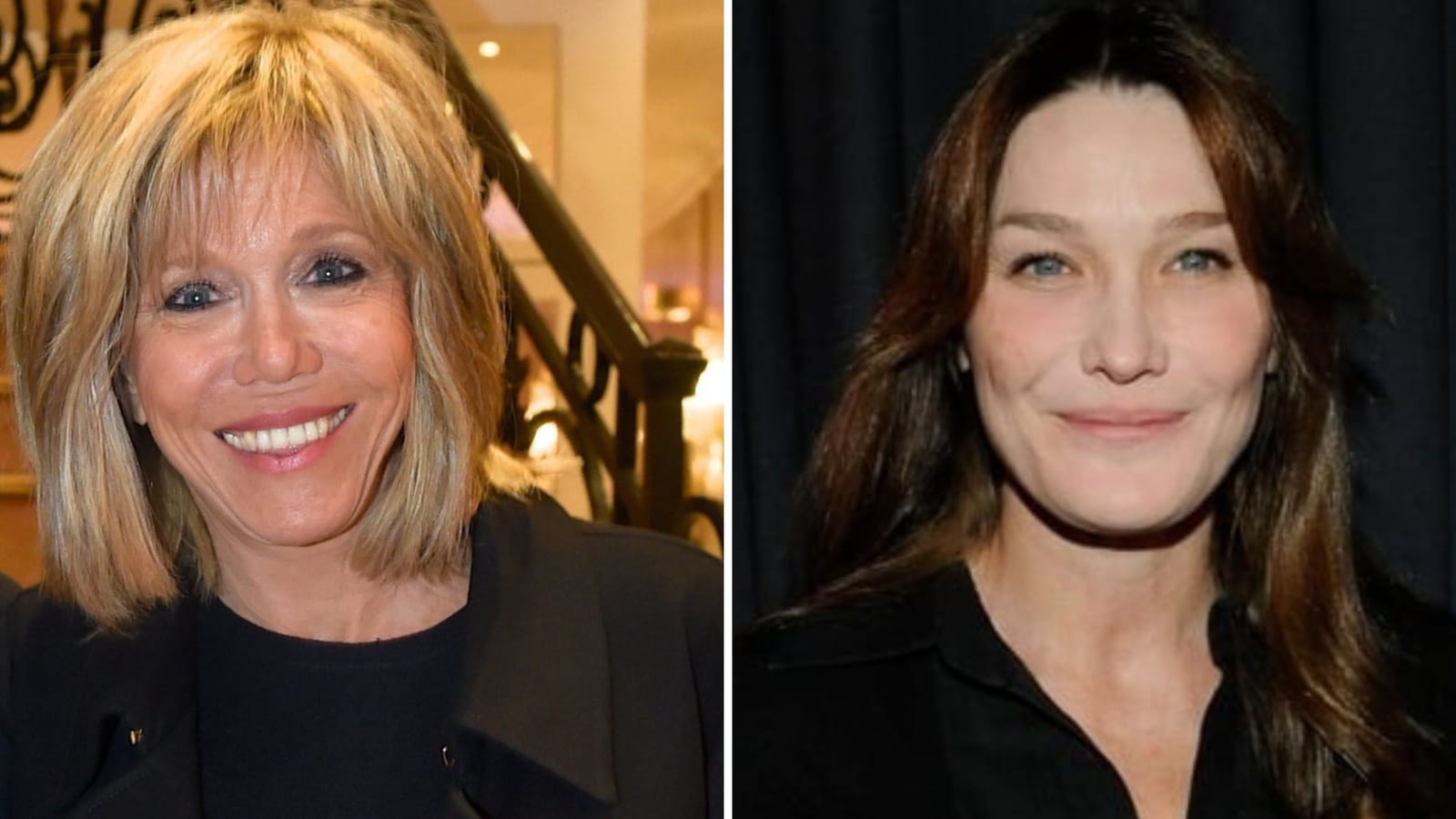 Brigitte Macron et Carla Bruni-Sarkozy