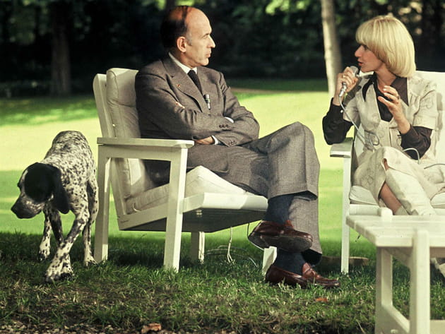 Val&eacute;ry Giscard d'Estaing et Dani&egrave;le Gilbert