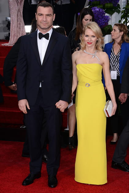 Sur le tapis rouge des Golden Globe, en 2011